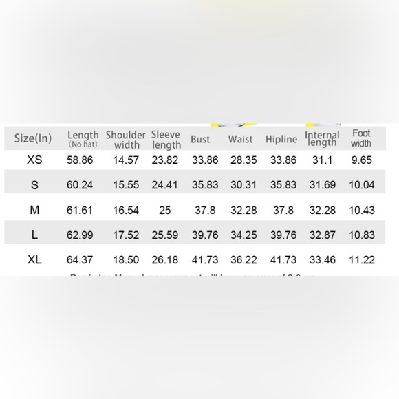 NWT, Gsou Snow Women's Stripe One Piece Ski Suit With Hood, L - Picture 8 of 8